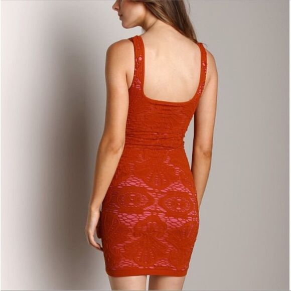 Intimately Free People FP blue medallion sleeveless slip mini bodycon tank dress - Picture 4 of 15